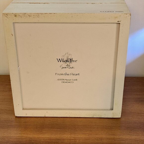 Willow Tree "From The Heart" 2006 Trinket Box By Susan Lordi Demdaco 4.75x4.75x2 - Picture 4 of 9